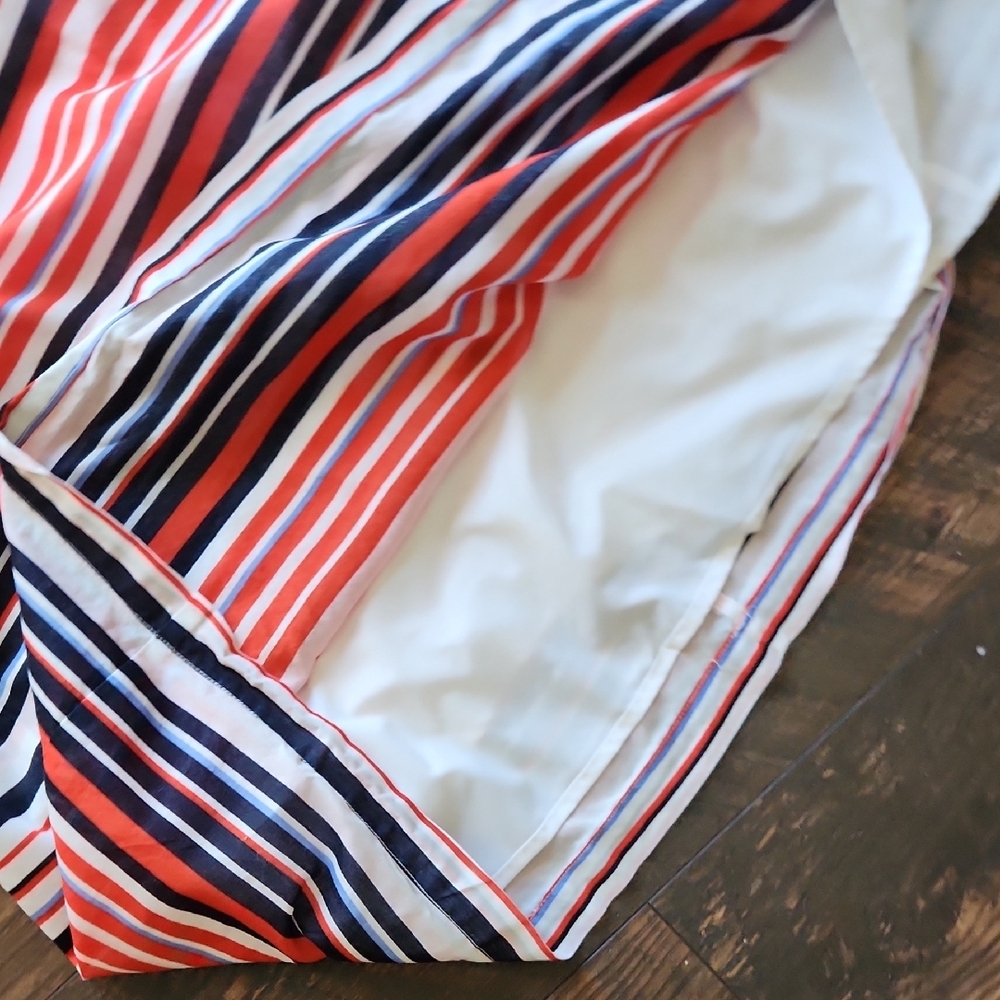 Tommy Hilfiger V-Neck Striped Midi Dress - Red, White & Blue 🇺🇸 - Picture 6 of 10